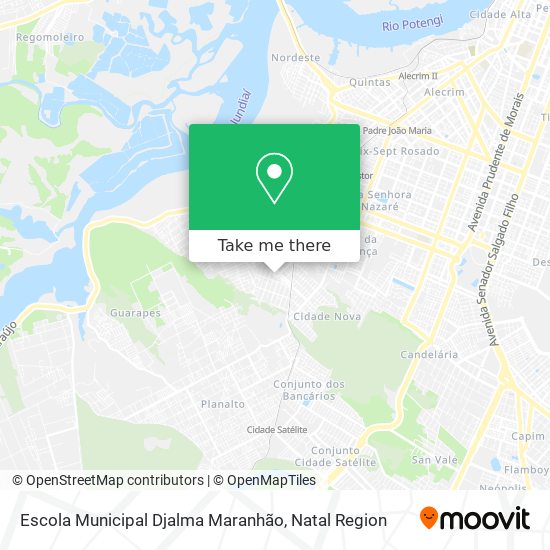 Escola Municipal Djalma Maranhão map