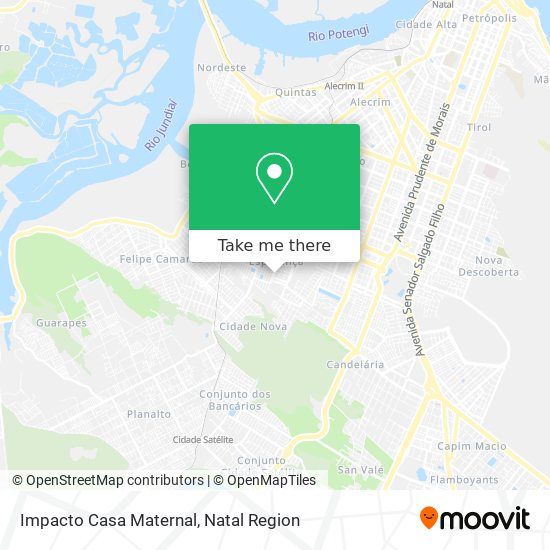 Impacto Casa Maternal map