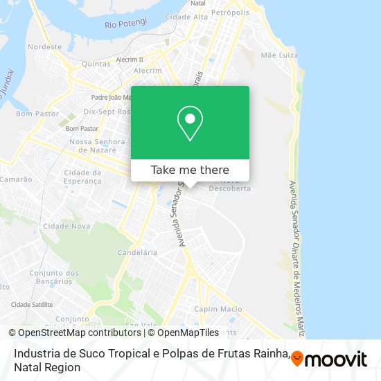 Industria de Suco Tropical e Polpas de Frutas Rainha map