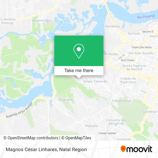 Magnos Cesar Linhares map