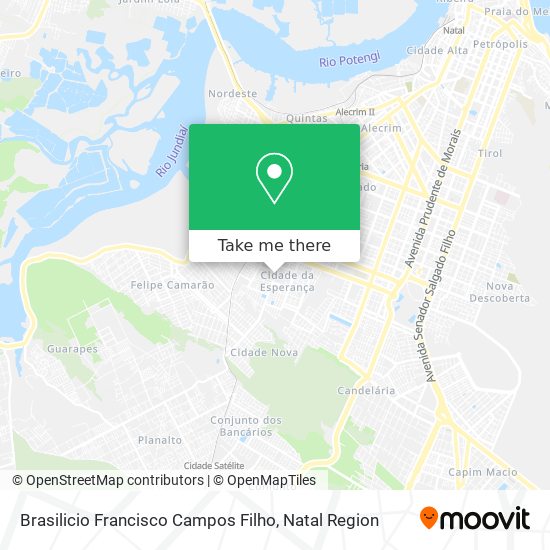 Brasilicio Francisco Campos Filho map