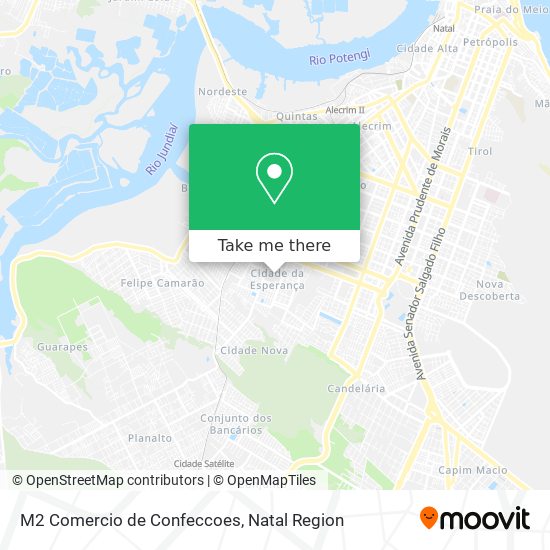 M2 Comercio de Confeccoes map