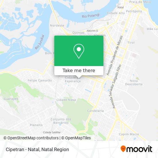 Mapa Cipetran - Natal