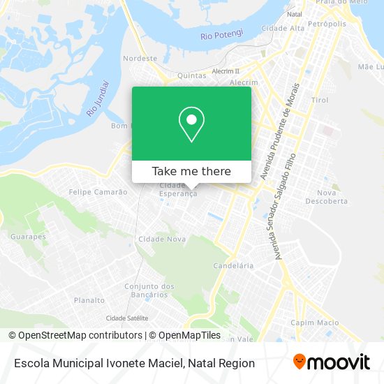 Mapa Escola Municipal Ivonete Maciel