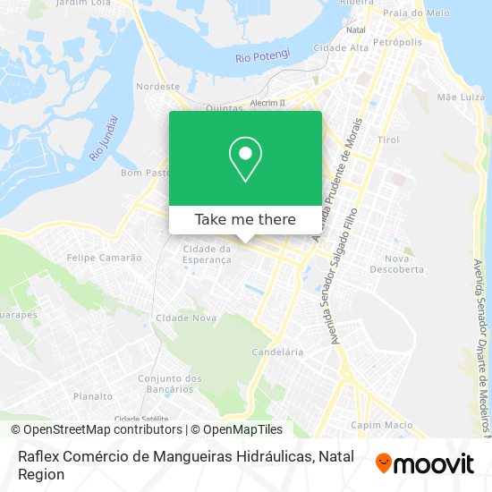 Raflex Comércio de Mangueiras Hidráulicas map
