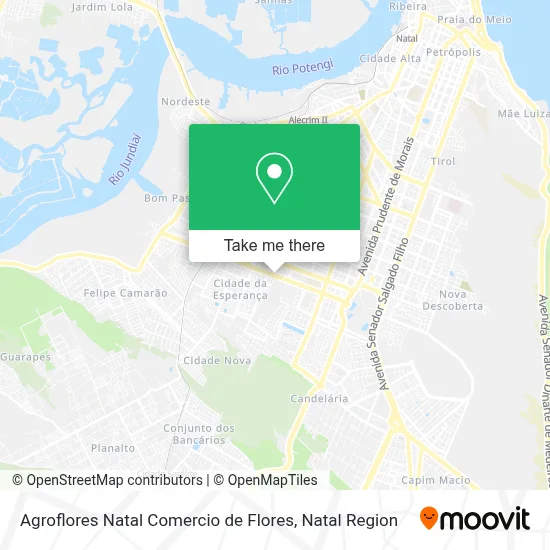 Agroflores Natal Comercio de Flores map