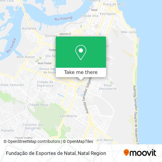 Fundação de Esportes de Natal map