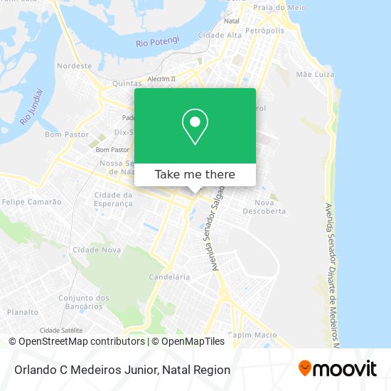 Orlando C Medeiros Junior map