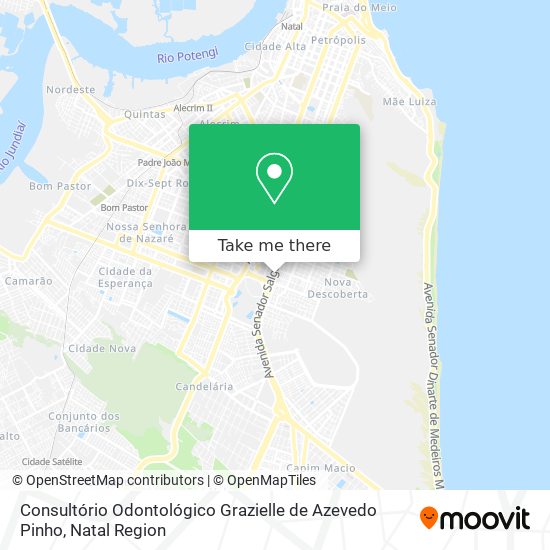 Consultório Odontológico Grazielle de Azevedo Pinho map