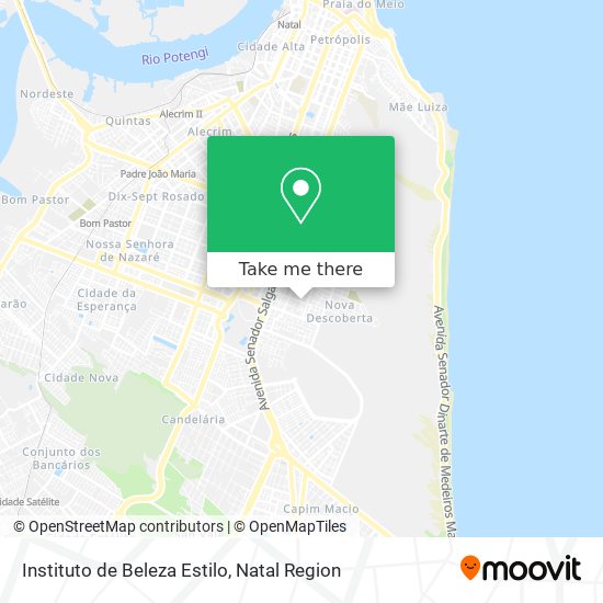 Instituto de Beleza Estilo map