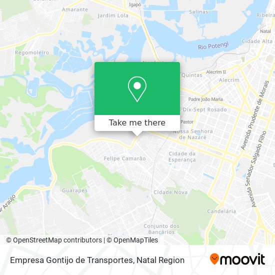 Empresa Gontijo de Transportes map