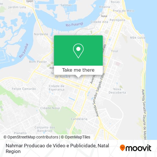 Mapa Nahmar Producao de Video e Publicidade