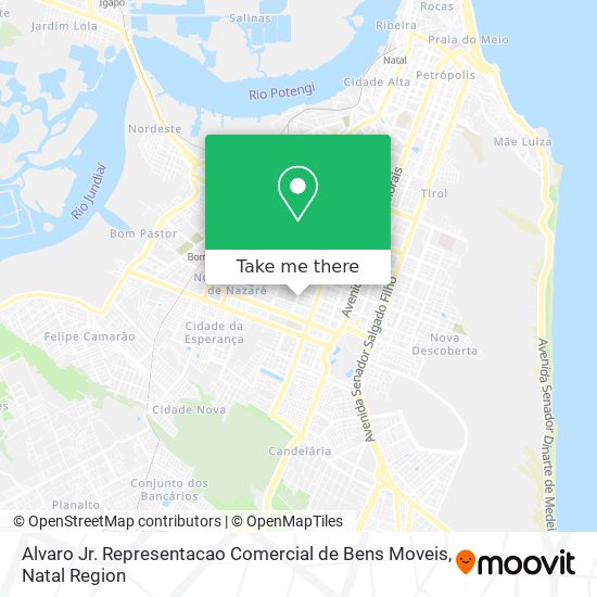 Alvaro Jr. Representacao Comercial de Bens Moveis map