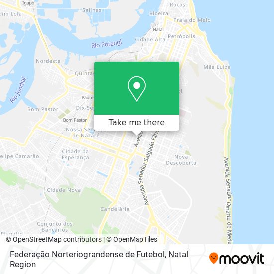 Federação Norteriograndense de Futebol map