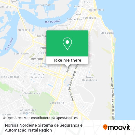 Norssa Nordeste Sistema de Segurança e Automação map