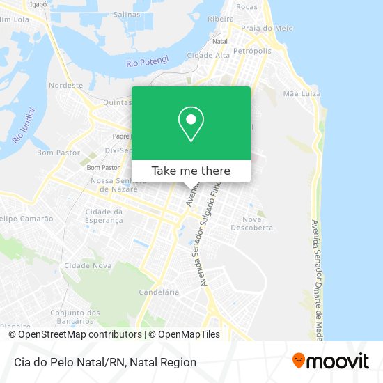 Cia do Pelo Natal/RN map