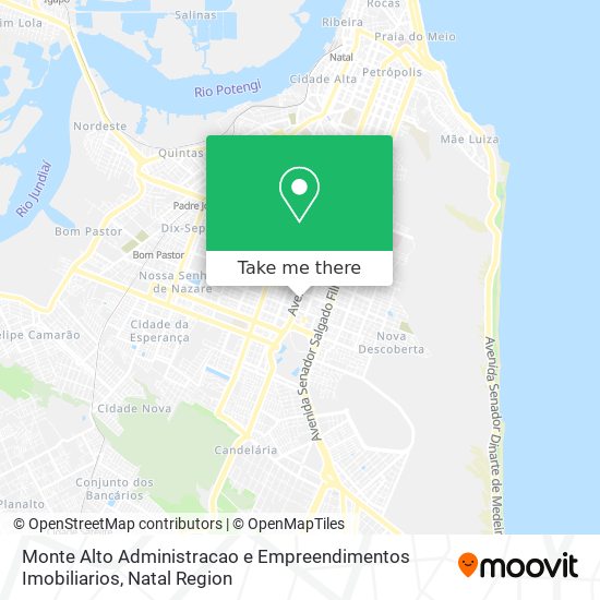 Mapa Monte Alto Administracao e Empreendimentos Imobiliarios