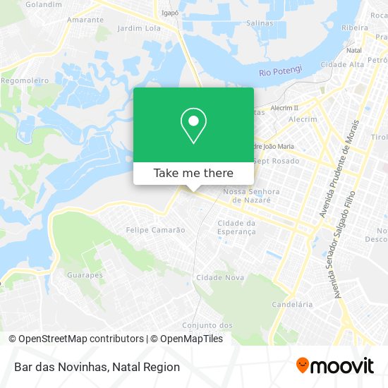 Bar das Novinhas map