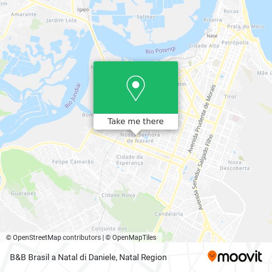B&B Brasil a Natal di Daniele map