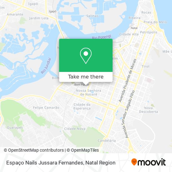 Espaço Nails Jussara Fernandes map