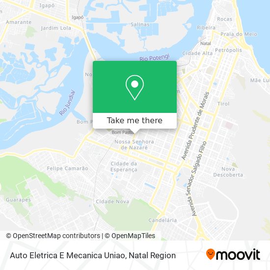 Auto Eletrica E Mecanica Uniao map