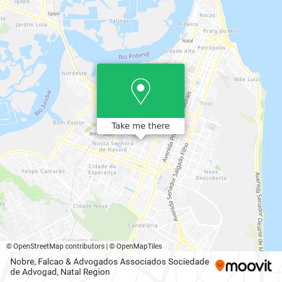 Nobre, Falcao & Advogados Associados Sociedade de Advogad map
