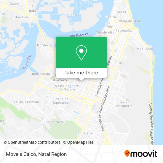 Moveis Caico map