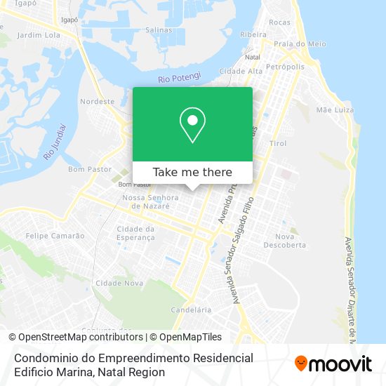 Mapa Condominio do Empreendimento Residencial Edificio Marina