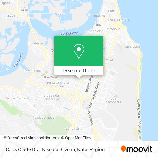 Caps Oeste Dra. Nise da Silveira map