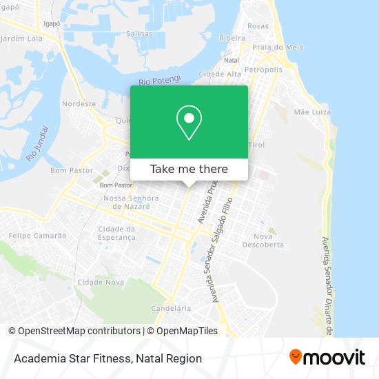 Academia Star Fitness map