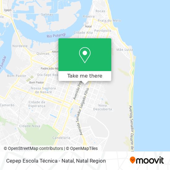 Cepep Escola Técnica - Natal map