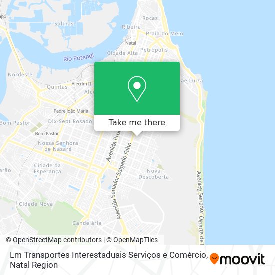 Mapa Lm Transportes Interestaduais Serviços e Comércio