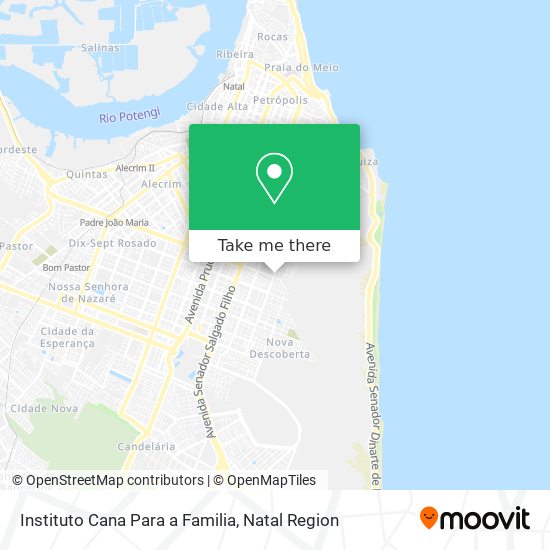 Instituto Cana Para a Familia map