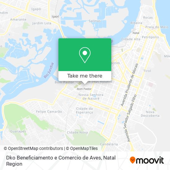 Dko Beneficiamento e Comercio de Aves map