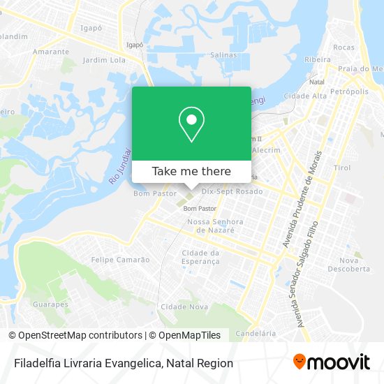 Filadelfia Livraria Evangelica map