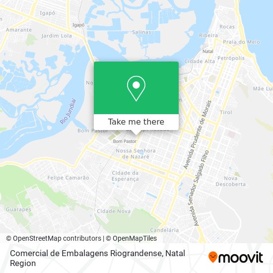 Comercial de Embalagens Riograndense map