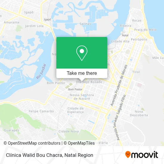Clínica Walid Bou Chacra map