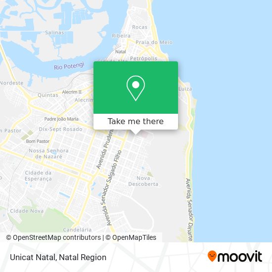 Unicat Natal map