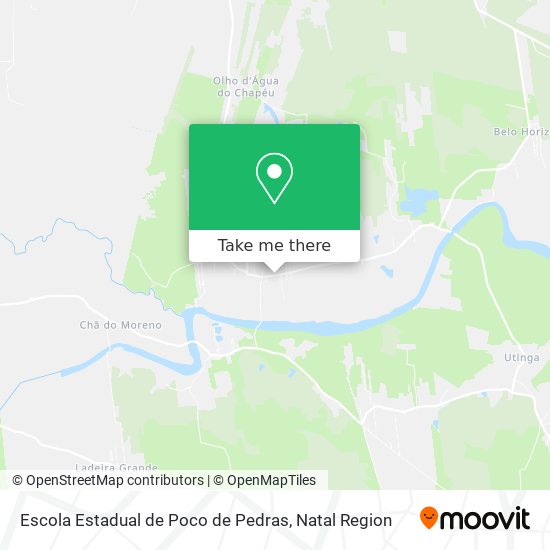 Escola Estadual de Poco de Pedras map