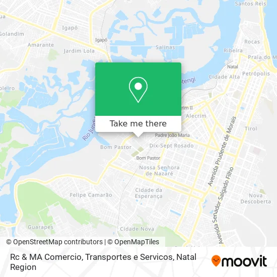 Rc & MA Comercio, Transportes e Servicos map