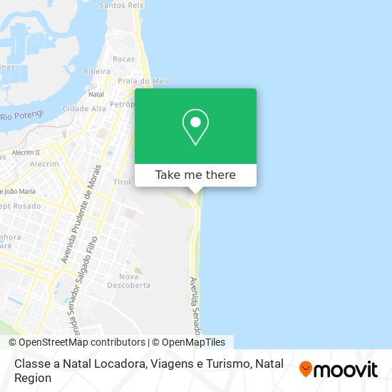 Classe a Natal Locadora, Viagens e Turismo map