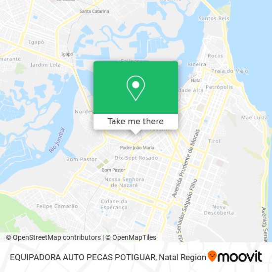 EQUIPADORA AUTO PECAS POTIGUAR map