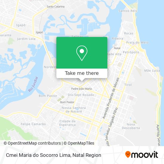 Cmei Maria do Socorro Lima map