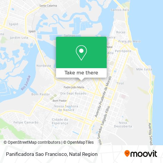Panificadora Sao Francisco map