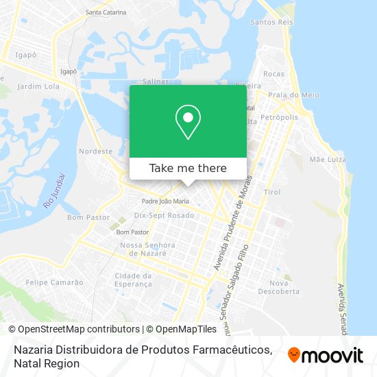 Nazaria Distribuidora de Produtos Farmacêuticos map