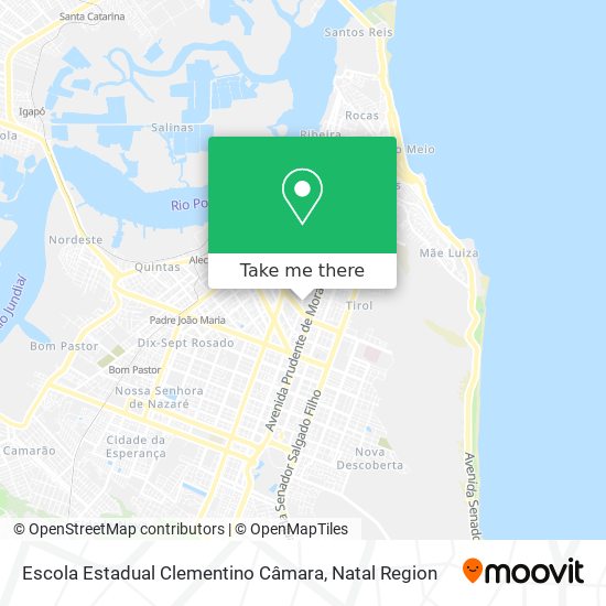 Escola Estadual Clementino Câmara map