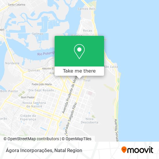 Ágora Incorporações map
