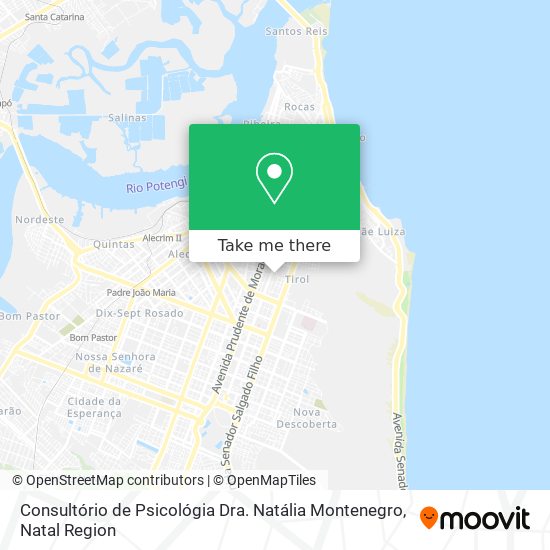 Consultório de Psicológia Dra. Natália Montenegro map