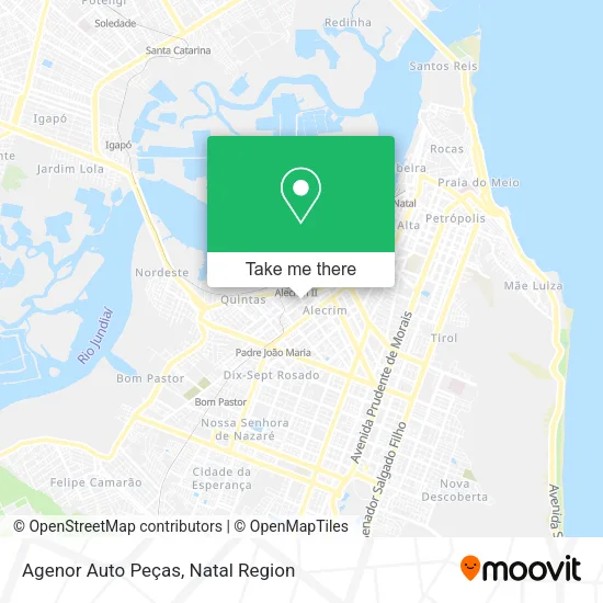 Agenor Auto Peças map