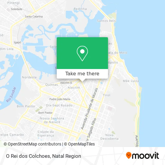 O Rei dos Colchoes map